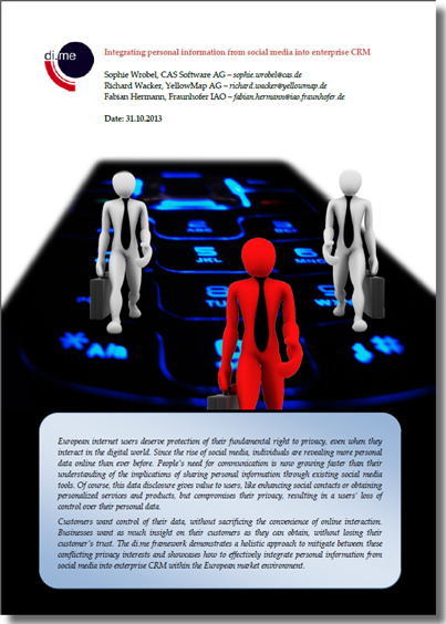 White paper: Integrating personal information from social media into enterprise CRM